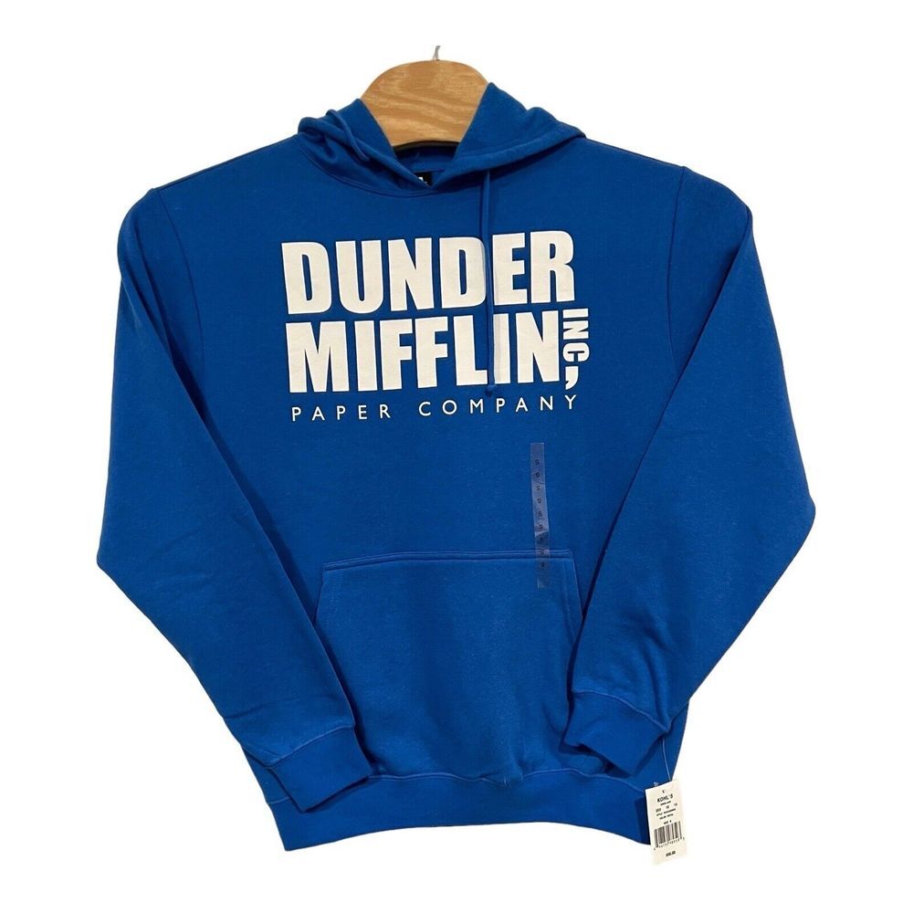 NWT Dunder‎ Mifflin The Office Hoodie Unisex Small Paper Company
